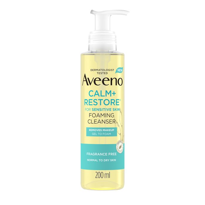Aveeno Calm+Restore foaming cleanser 200 ml bild 3