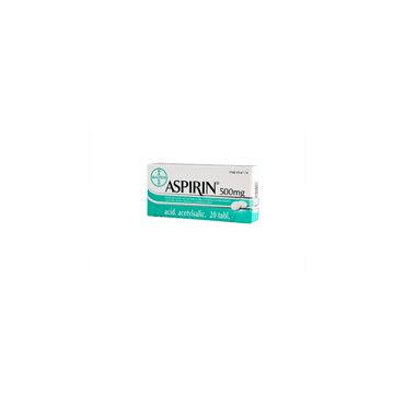 ASPIRIN 500 mg tabl 20 fol