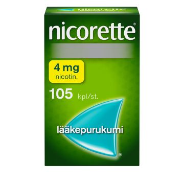 NICORETTE lääkepurukumi 4 mg 105 fol