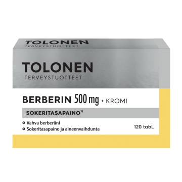 Tolonen Berberin + kromi 120 tabl