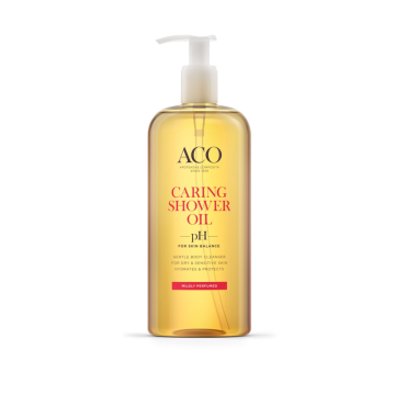 ACO BODY Caring Shower Oil Pumppupullo hajustettu 400 ml