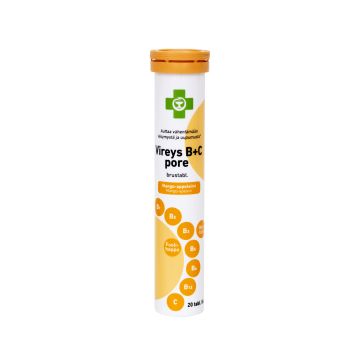 APTEEKKI Vireys B+C pore mango-appelsiini 20 tabl