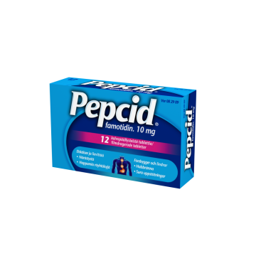 PEPCID 10 mg tabl, kalvopääll 12 fol