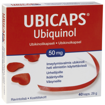 Ubicaps Ubiquinol 50 mg X40 kaps