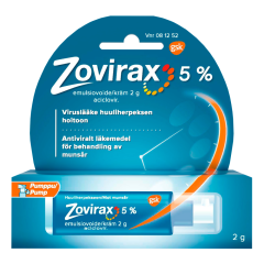 ZOVIRAX 5 % emuls voide 2 g