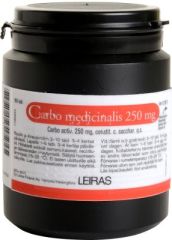 CARBO MEDICINALIS 250 mg tabl 150 kpl