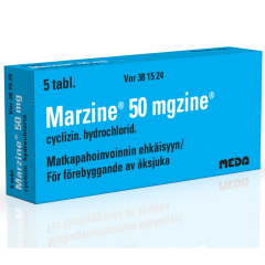 MARZINE 50 mg tabl 5 fol