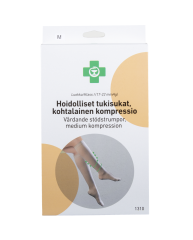 Apteekki hoid tukisukat kohtal kompr XL  (lk. I) beige 1 pari