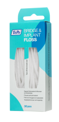 TePe Hammaslanka Bridge & Implant Floss 30 kpl