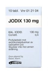 JODIX tabletti 130 mg 10 kpl