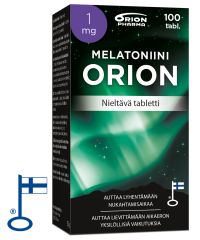 MELATONIINI ORION 1 MG NIELTÄVÄ 100 TABL