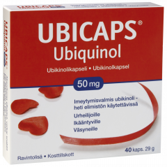 Ubicaps Ubiquinol 50 mg X40 kaps