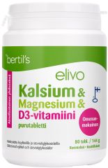 ELIVO KALSIUM-MAGNESIUM-D 80 PURUTABL