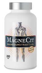 MAGNECIT MAGNESIUMSITRAATTI + B6-VITAMIINI 200 tabl